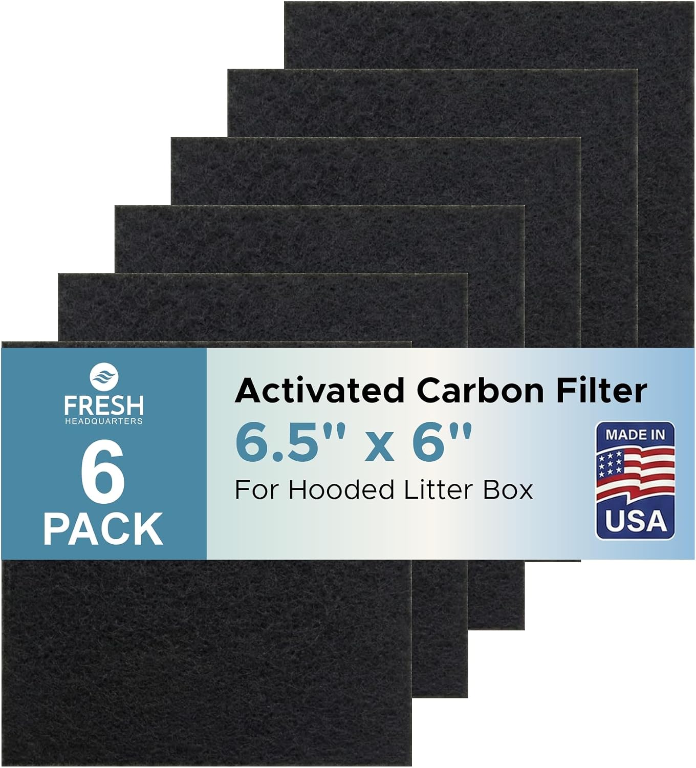 Fresh HQ trimmable charcoal litter filters
