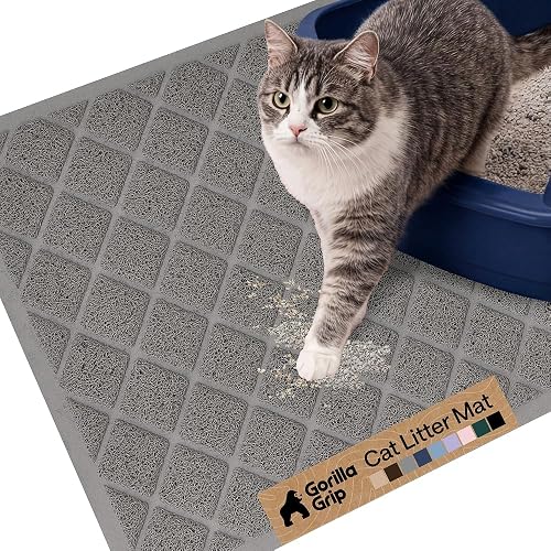 Gorilla Grip coil litter mat at enclosure exit