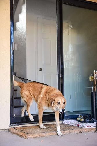 Screen pet door kit plus with extra black tape
