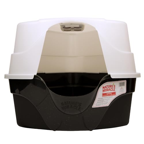 Nature’s Miracle hooded corner litter box